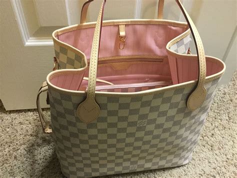 louis vuitton neverfull azur rose ballerine|Altro.